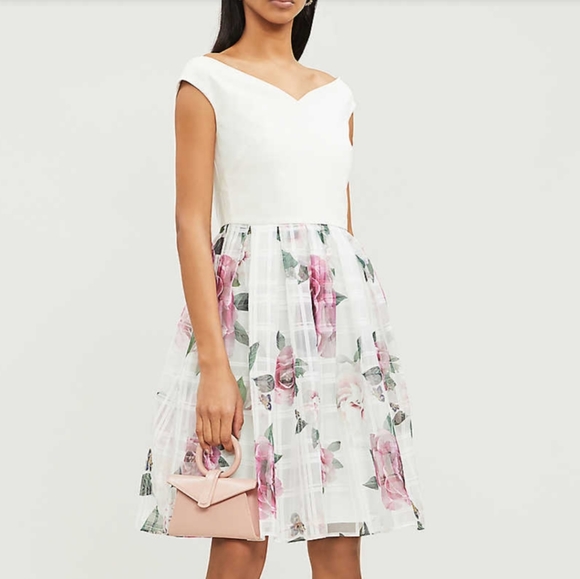 🍒NWT🍒 TED BAKER BARDOT DRESS - Picture 5 of 15
